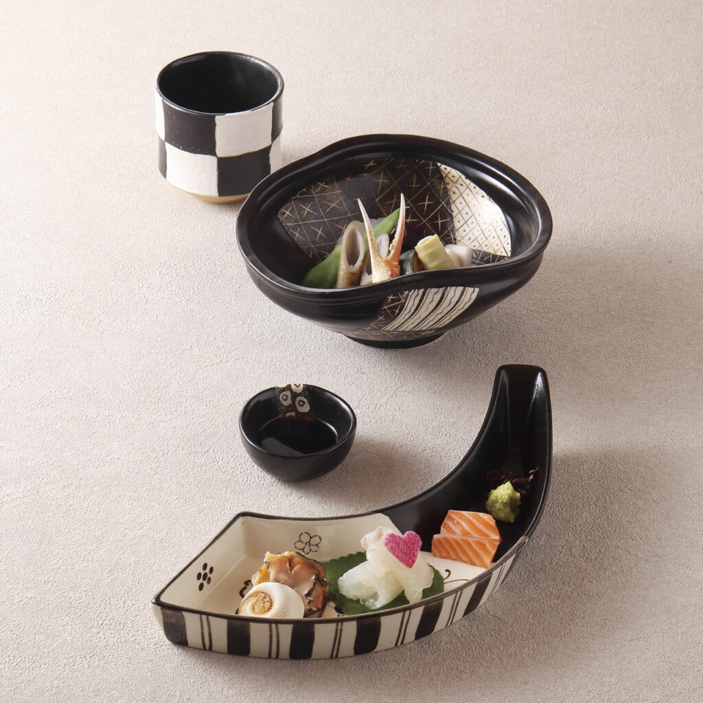 冬の静けさをまとう会席の器