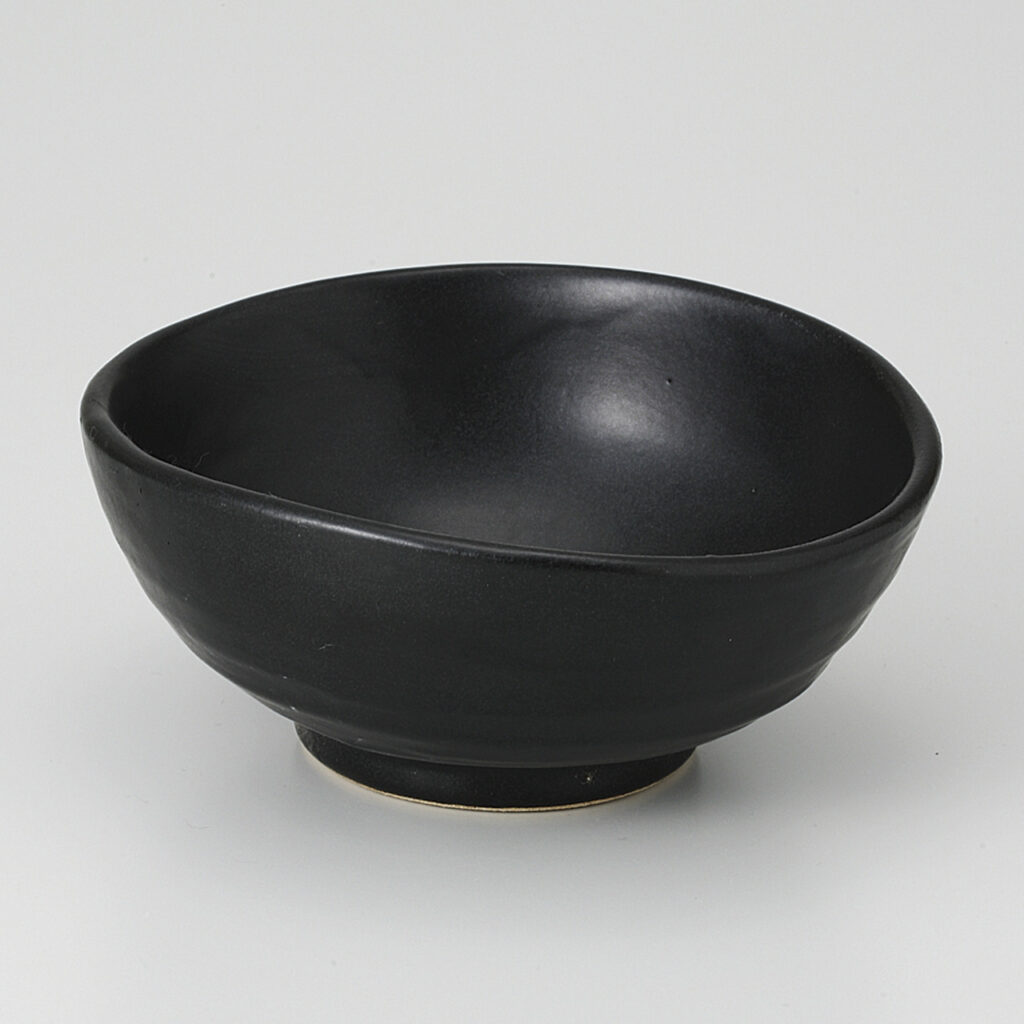 ブラック たまご型鉢