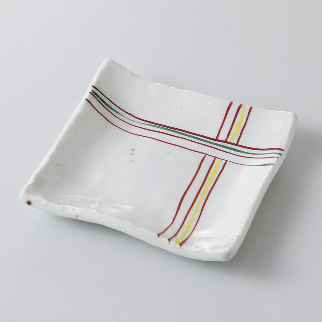 糸巻 角小皿