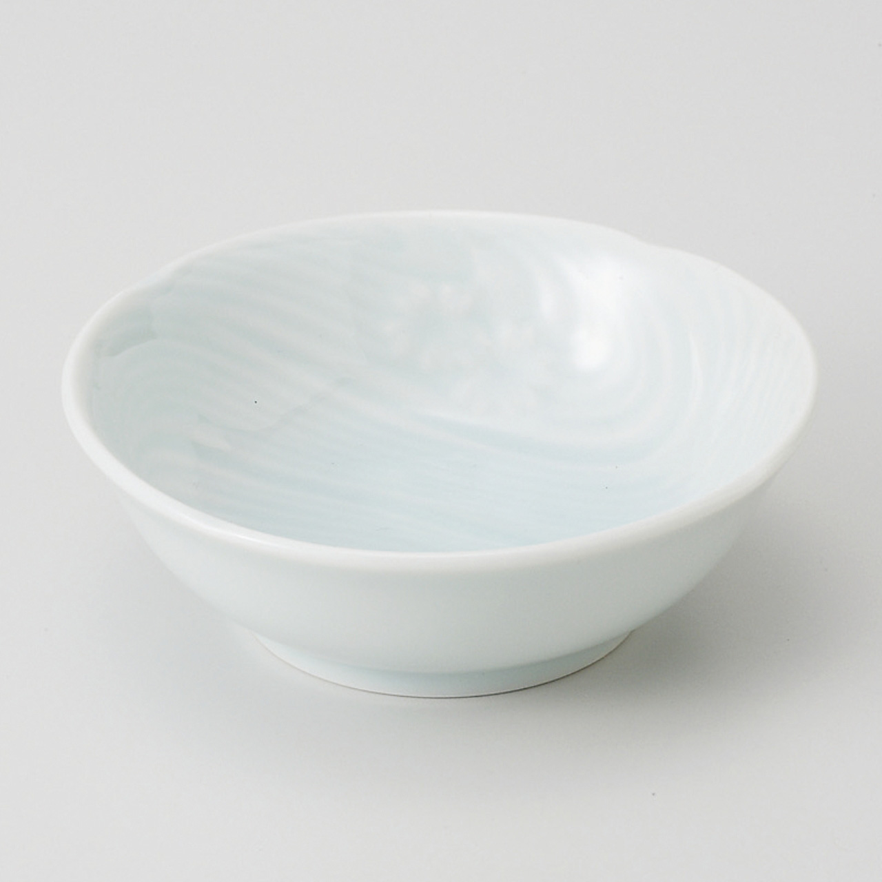 青白磁流水 呑水