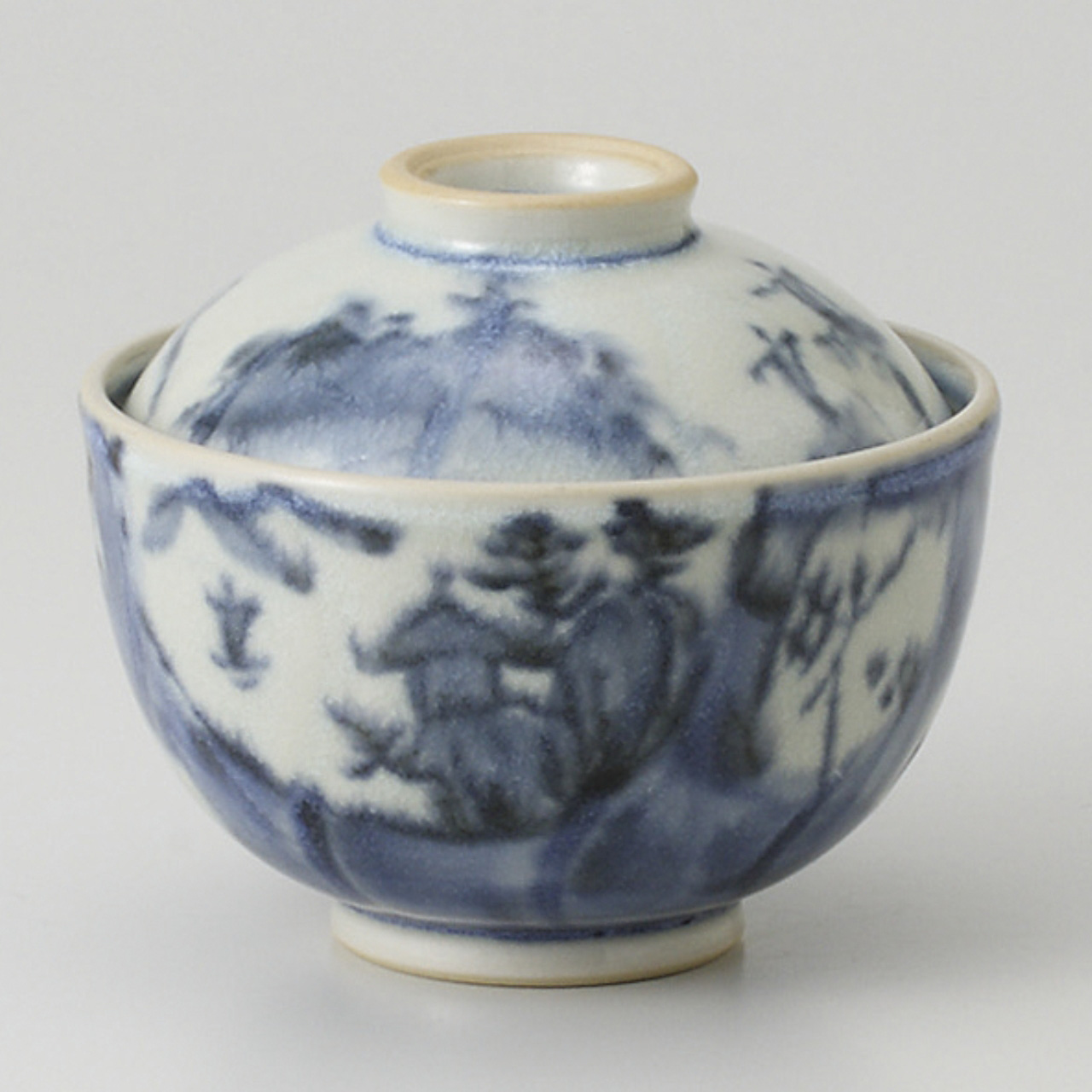 青〆山水 小煮物碗（身）