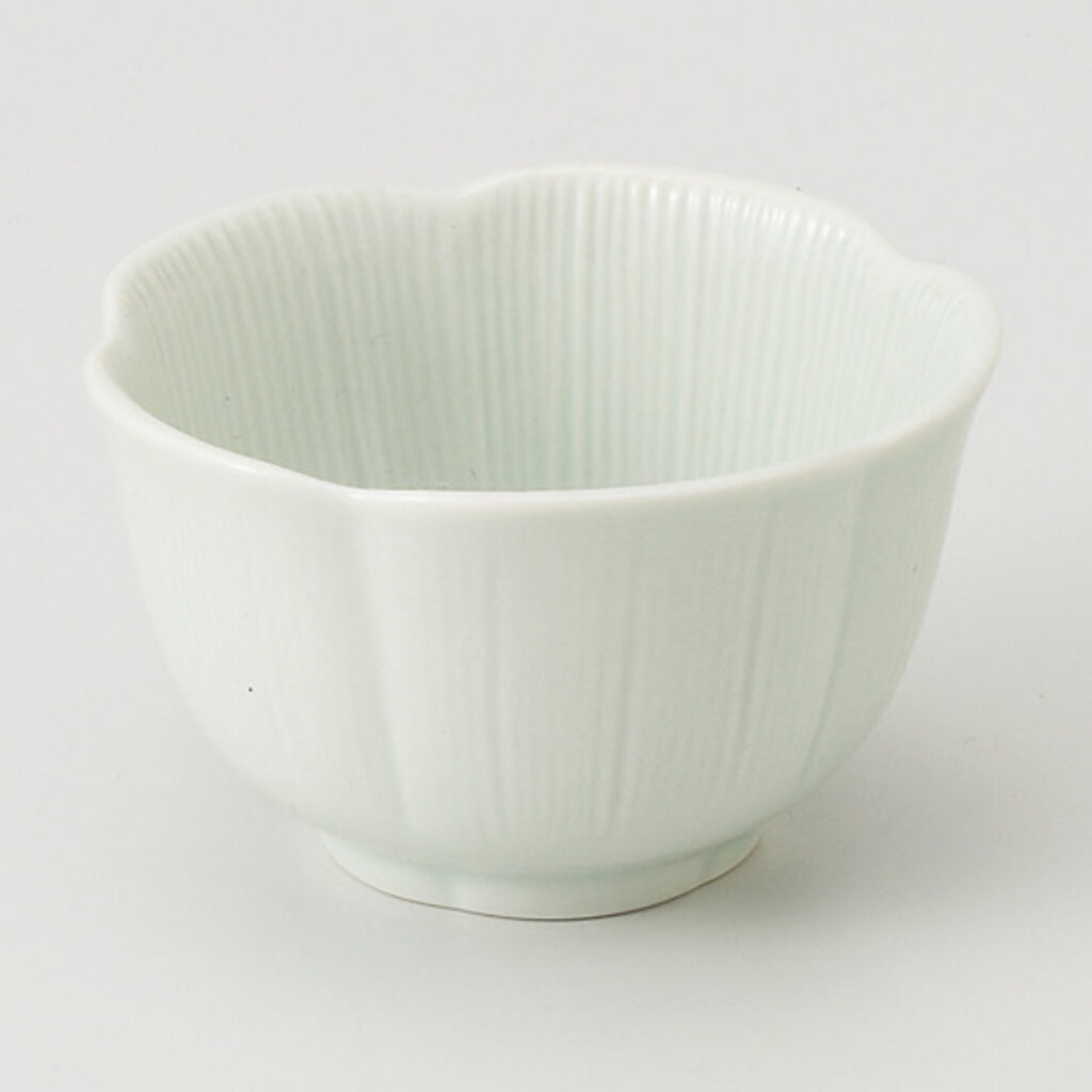 青磁 梅型小付