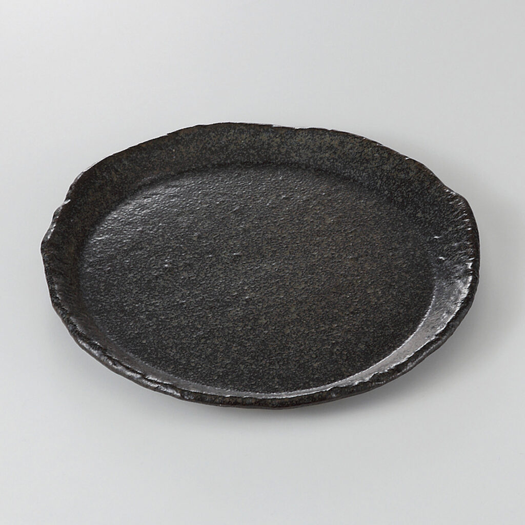 御影黒 7．0鏡皿