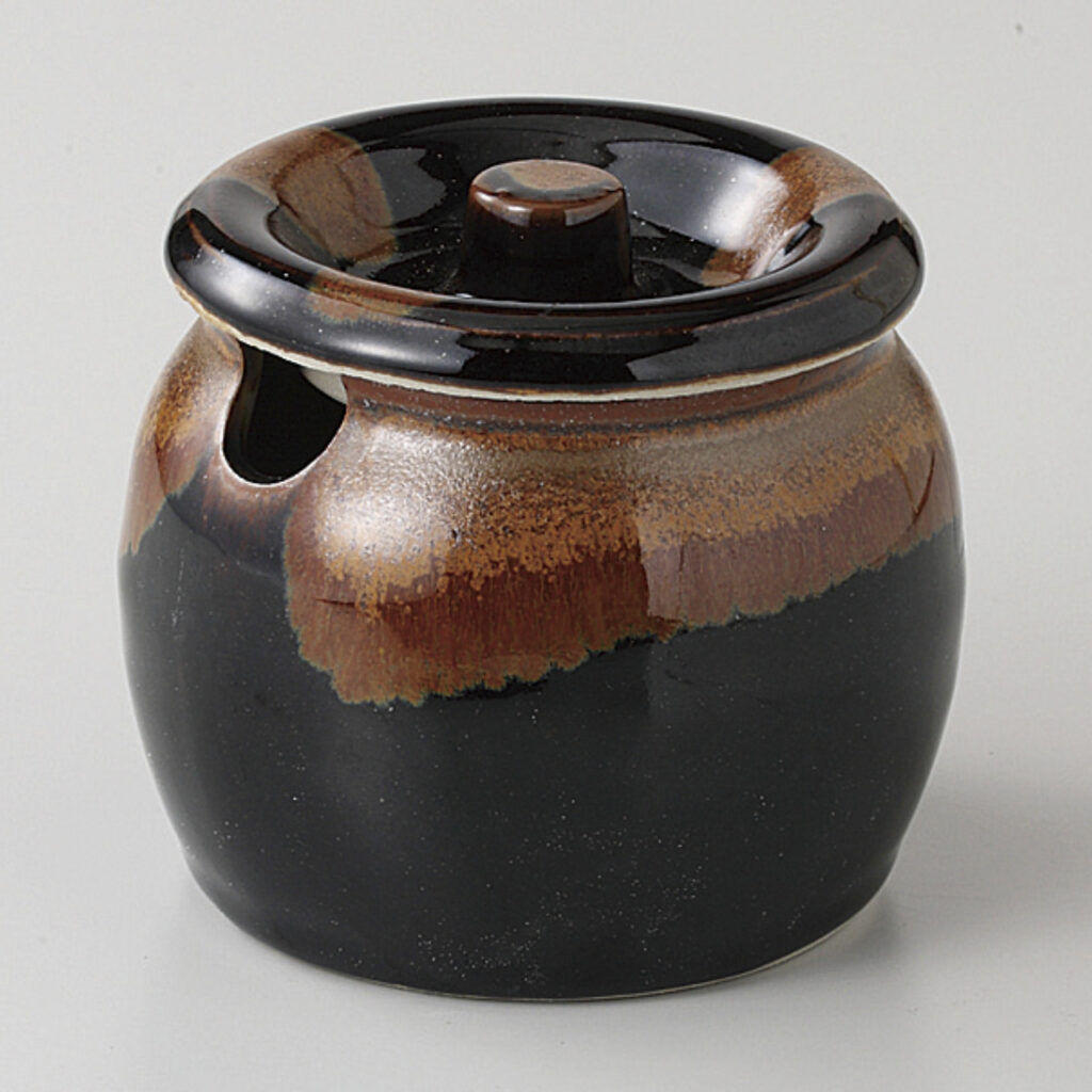 茶流し（黒） たれ壷
