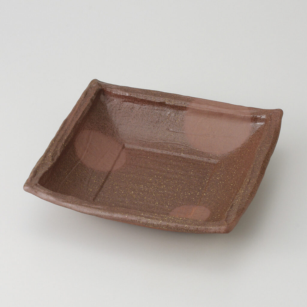 茶備前 角鉢
