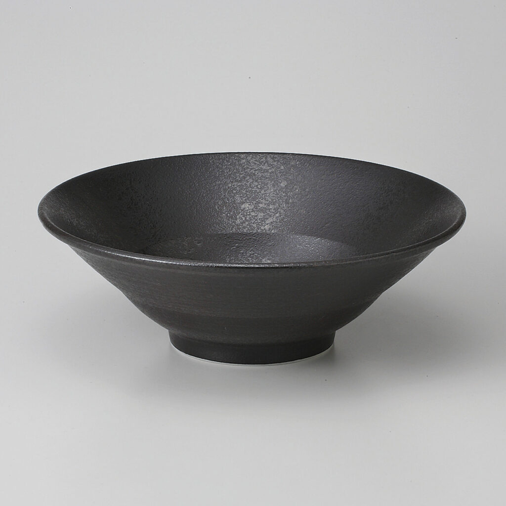 黒 輪二重8寸深鉢