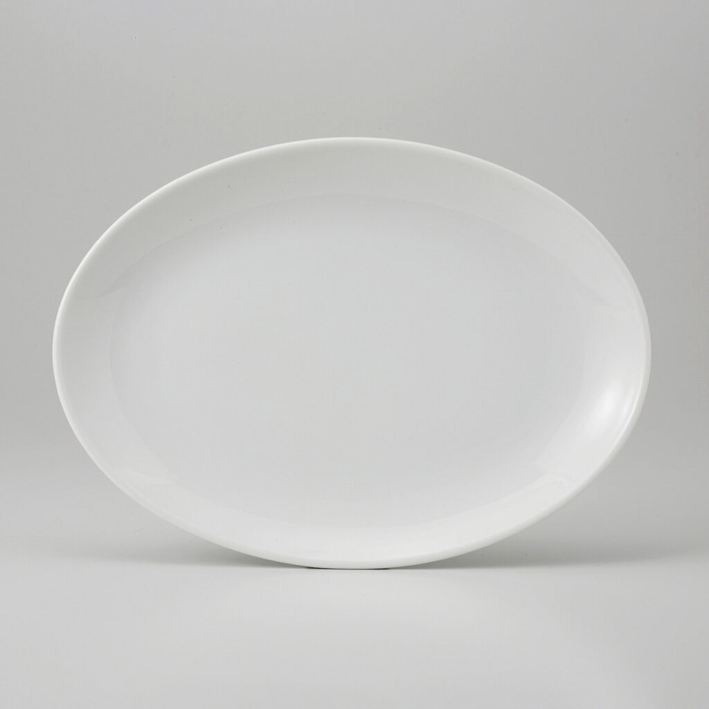 白中華 9”プラター