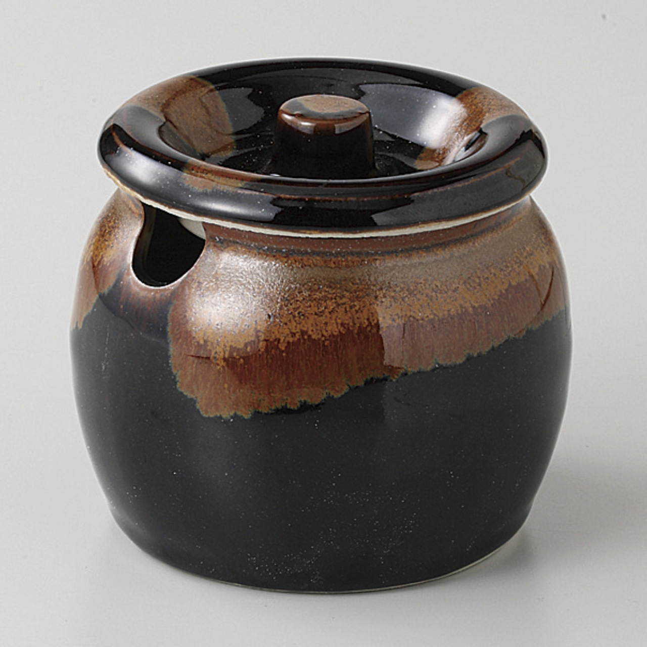 茶流し（黒） ミニ壷