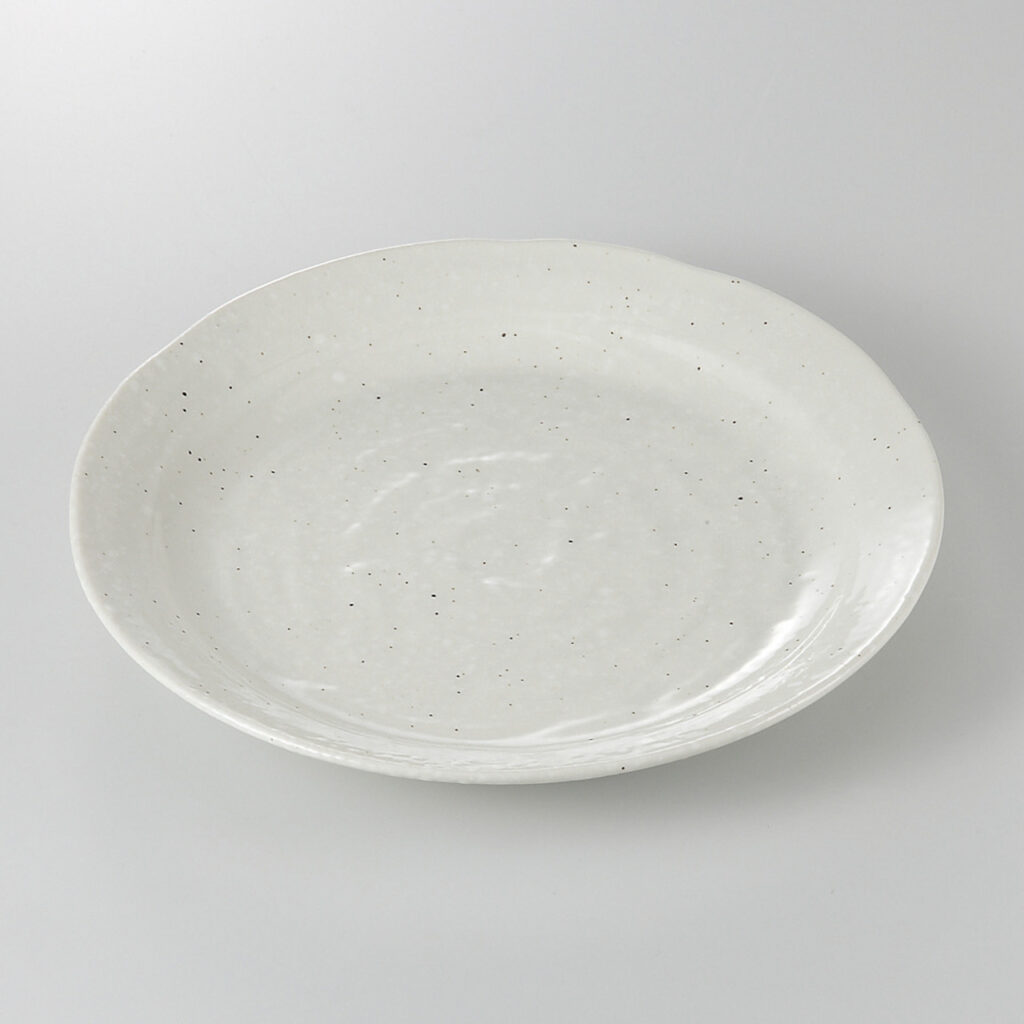 雪粉引 7.0皿