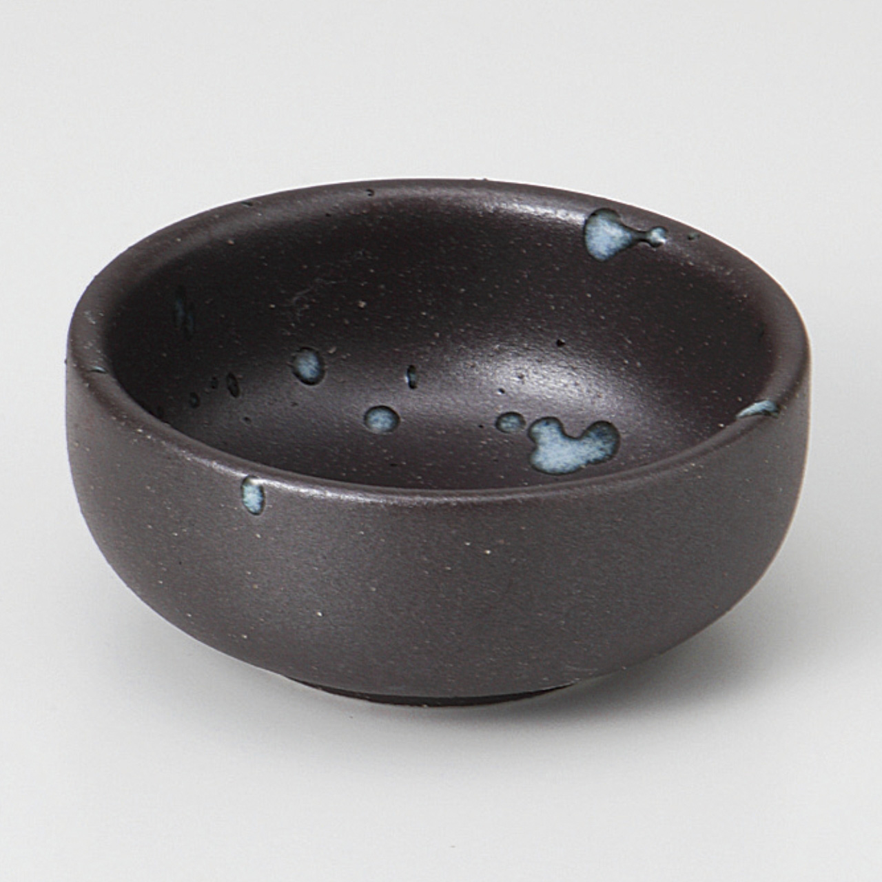 黒釉白しぶき 珍味千代口
