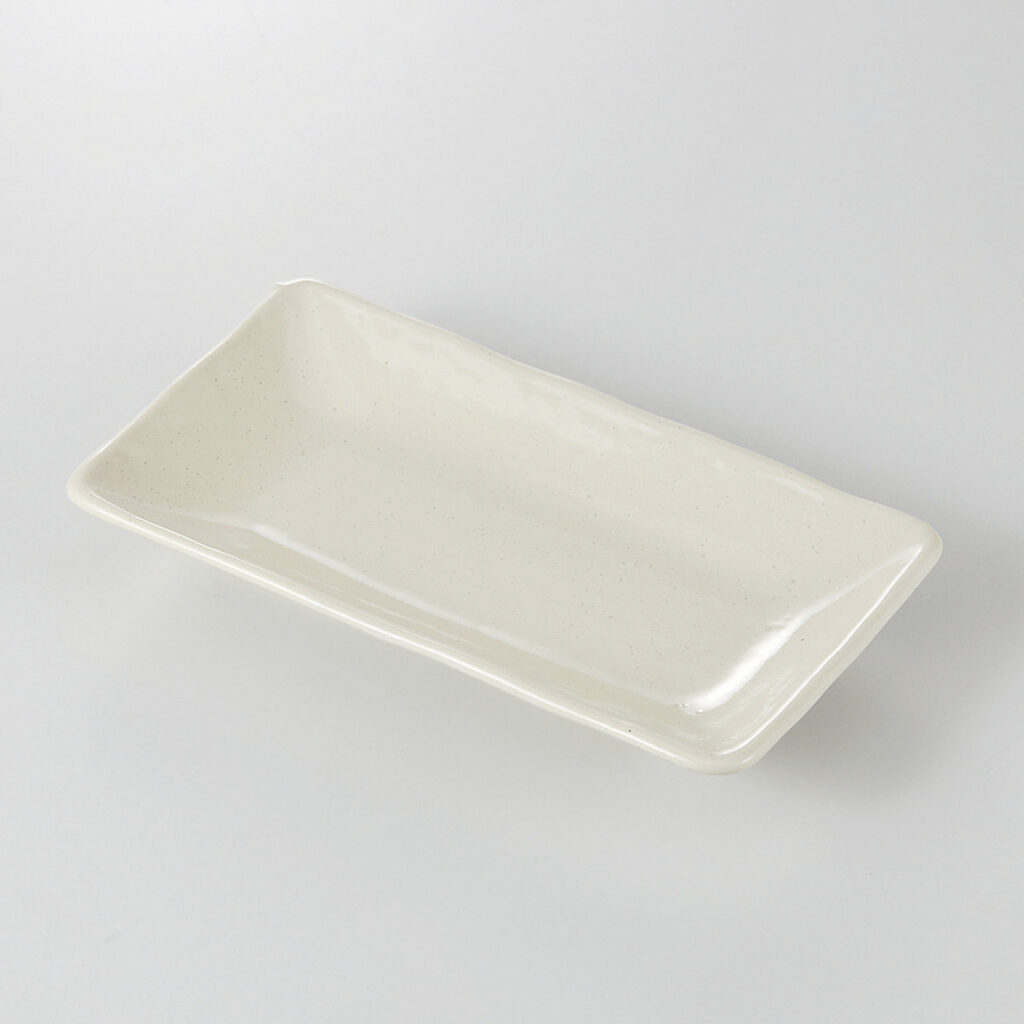 白釉 串皿