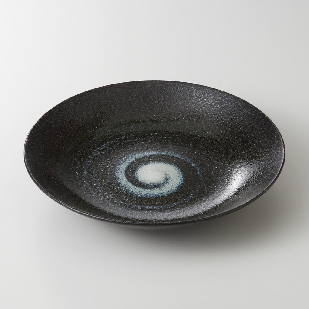 星雲（黒） 7.5丸多用皿