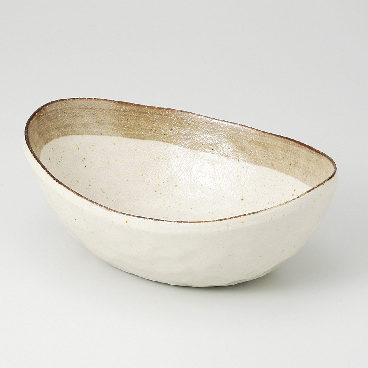 渕茶砂うのふ 楕円鉢