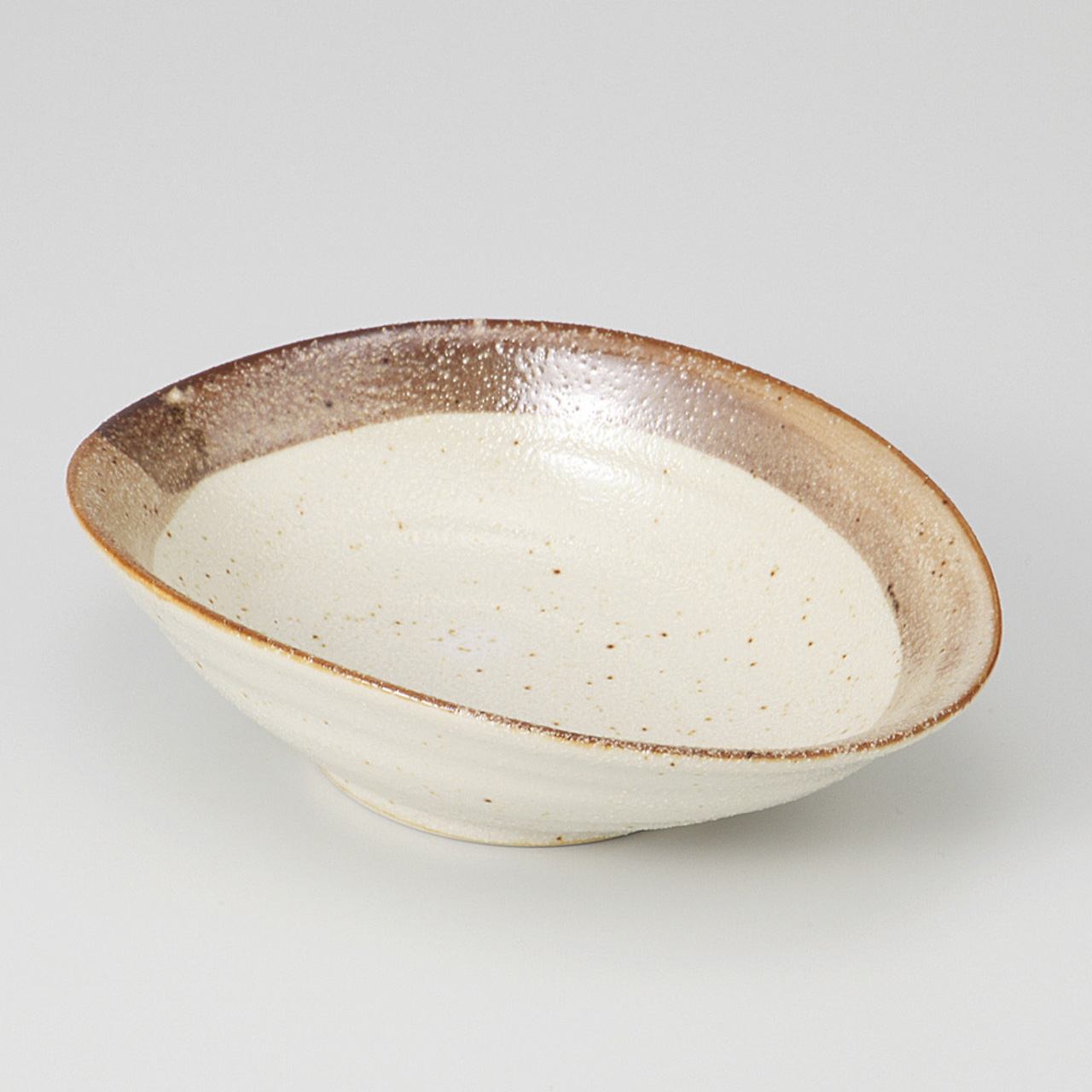 渕茶砂うのふ たわみ小鉢