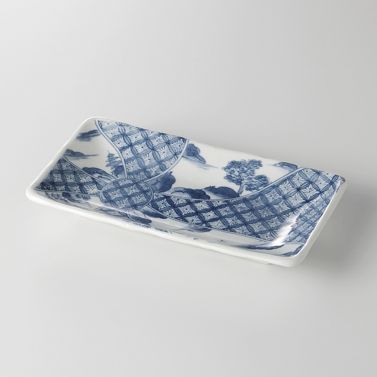呉須祥瑞 くし皿