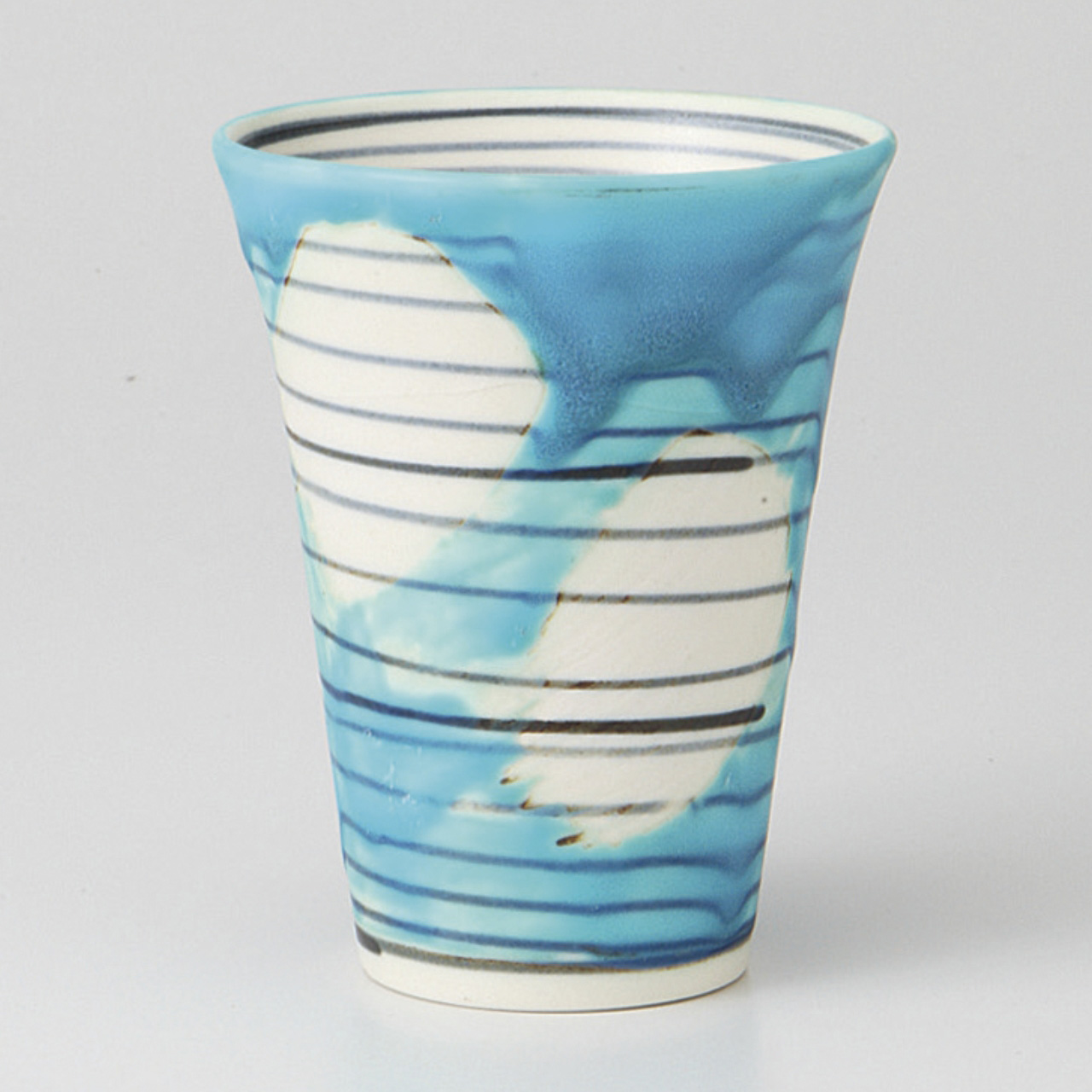 水彩刷毛（青） カップ