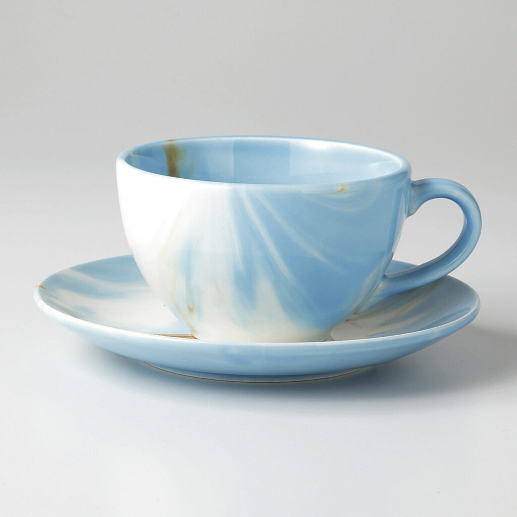 マーブル（水色） コーヒーC／S