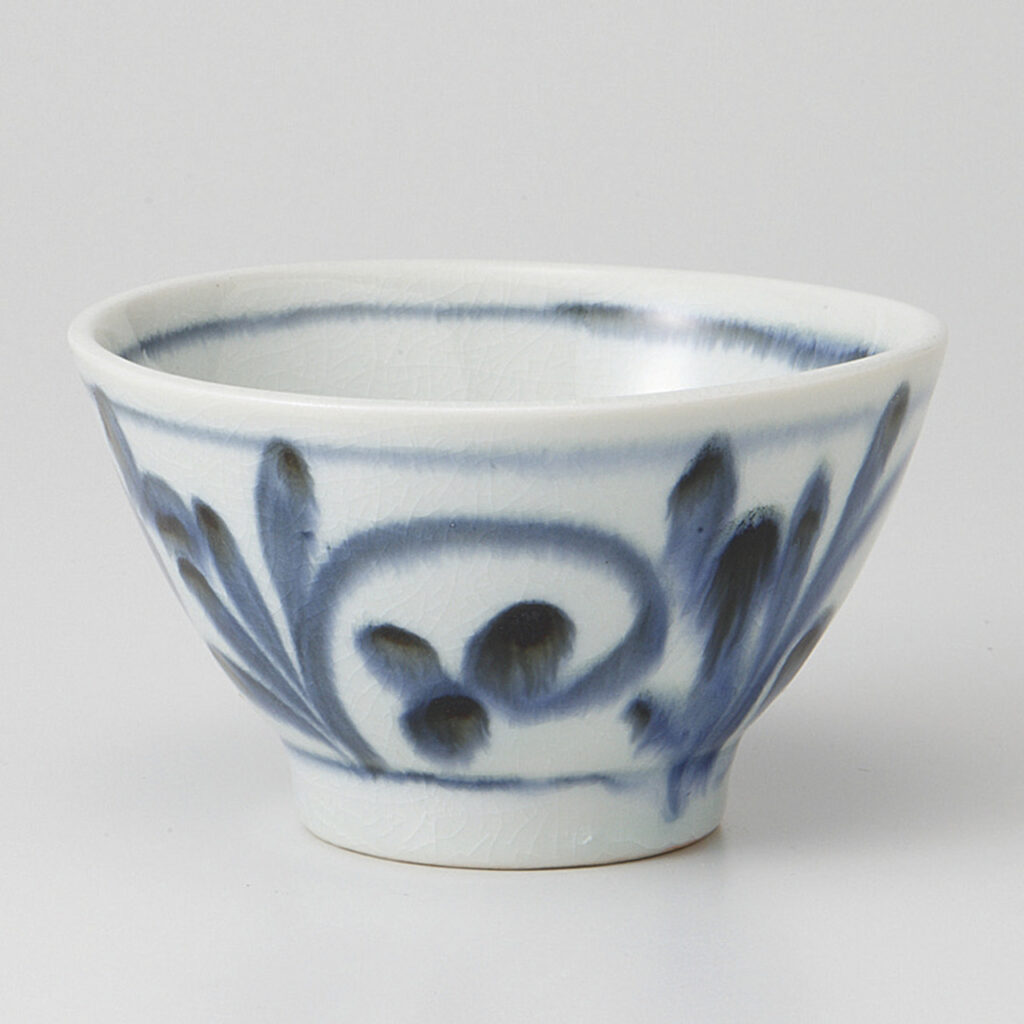 おもと唐草 高台茶碗