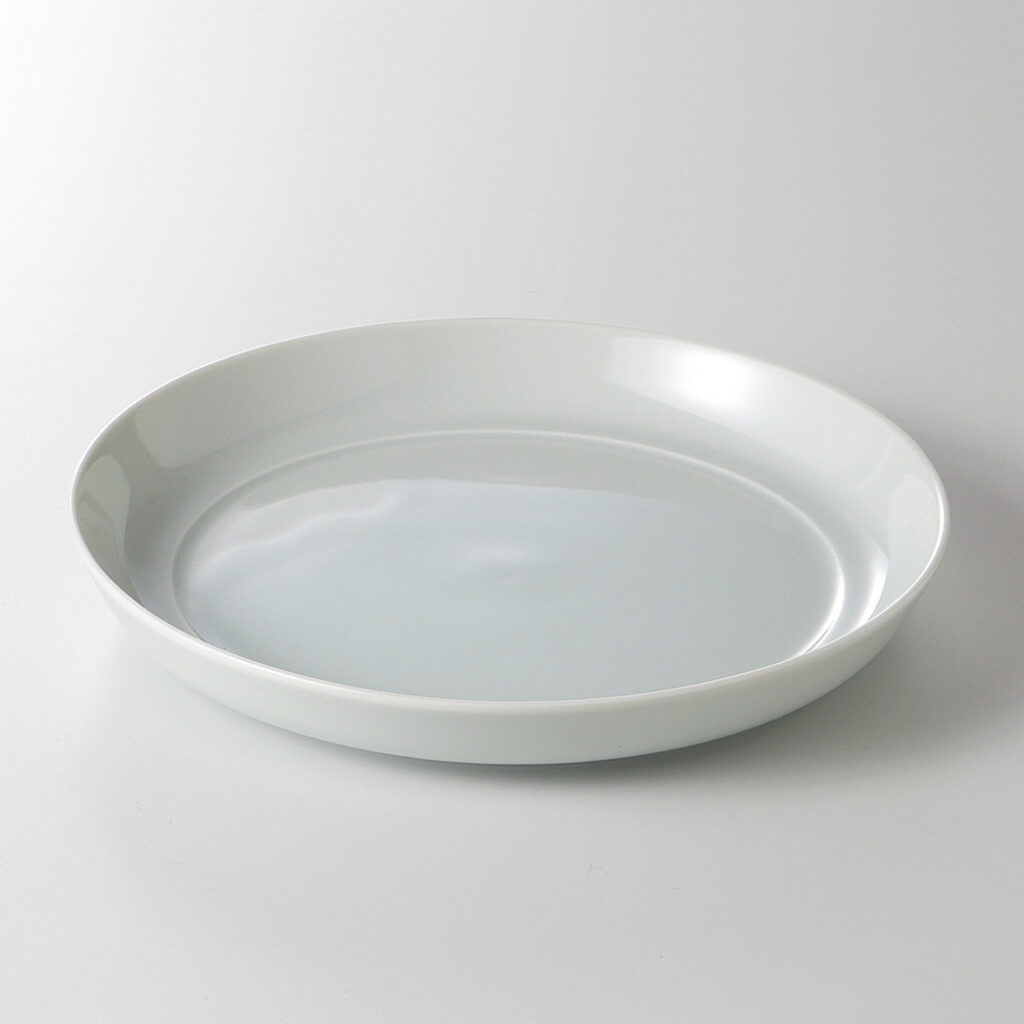 水青（re食器） 17cmプレート
