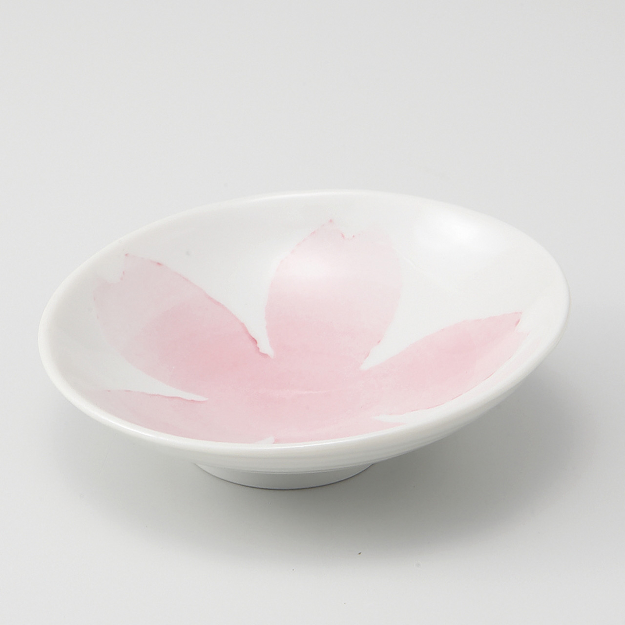 ピンク吹桜 楕円向付