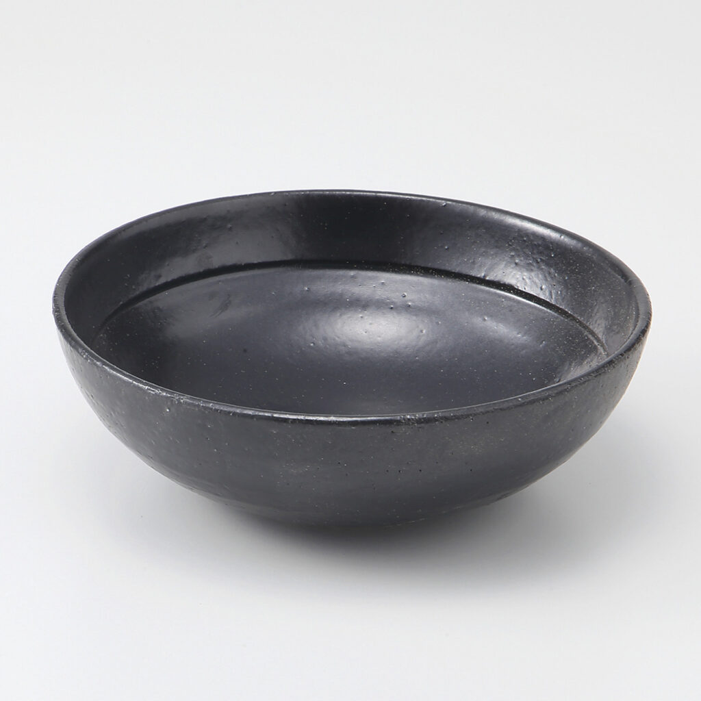 黒釉 5寸丸鉢