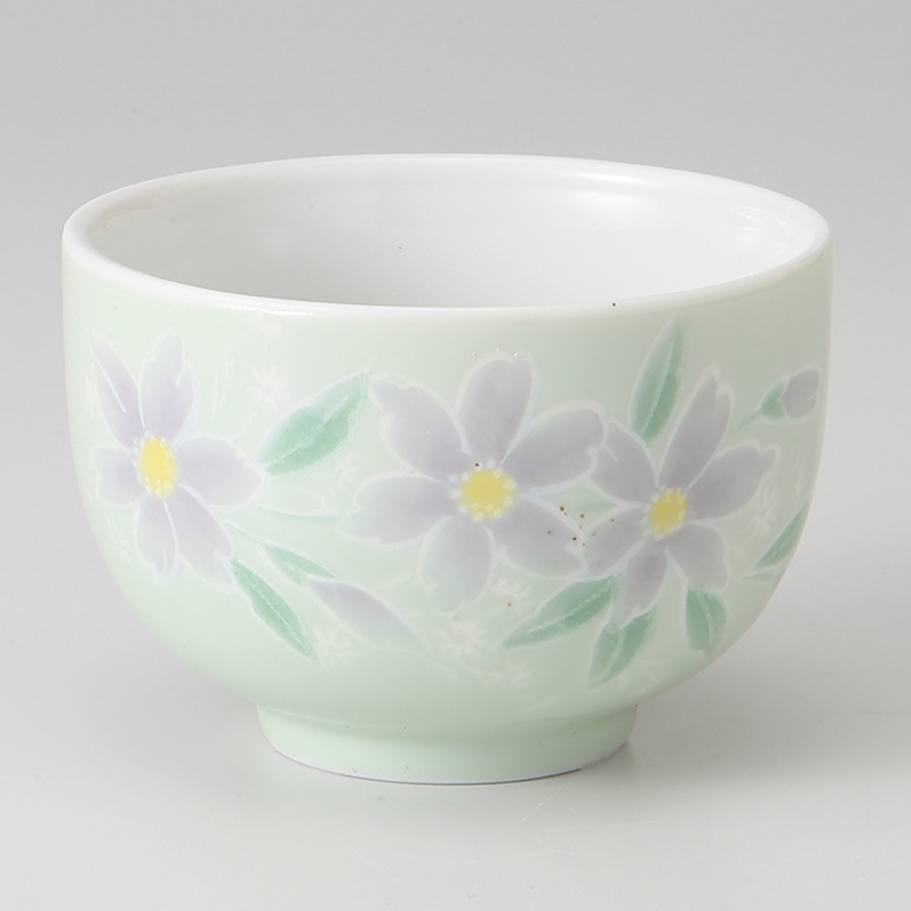 紫小花 丸型煎茶
