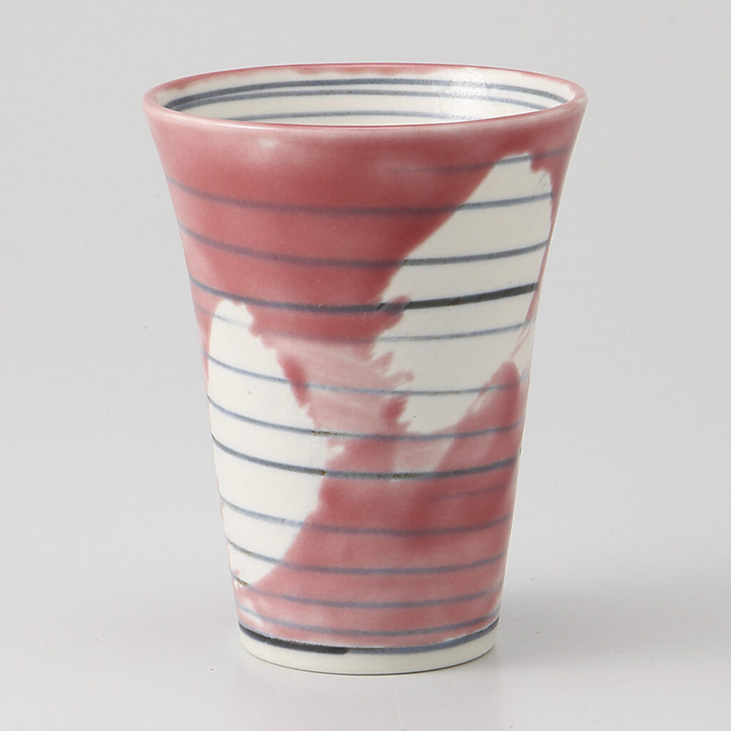 水彩刷毛（桃） カップ