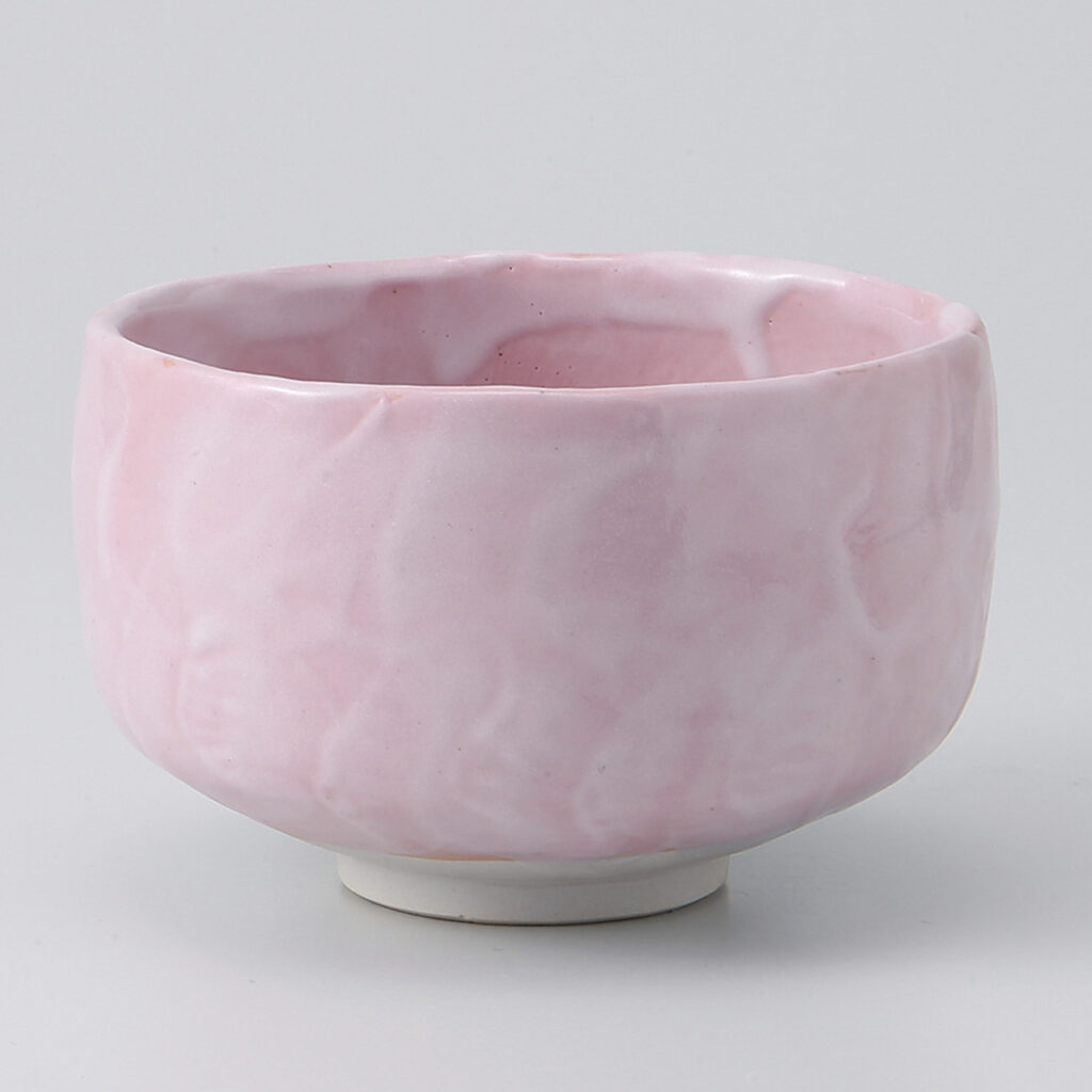 桃たたき 抹茶碗