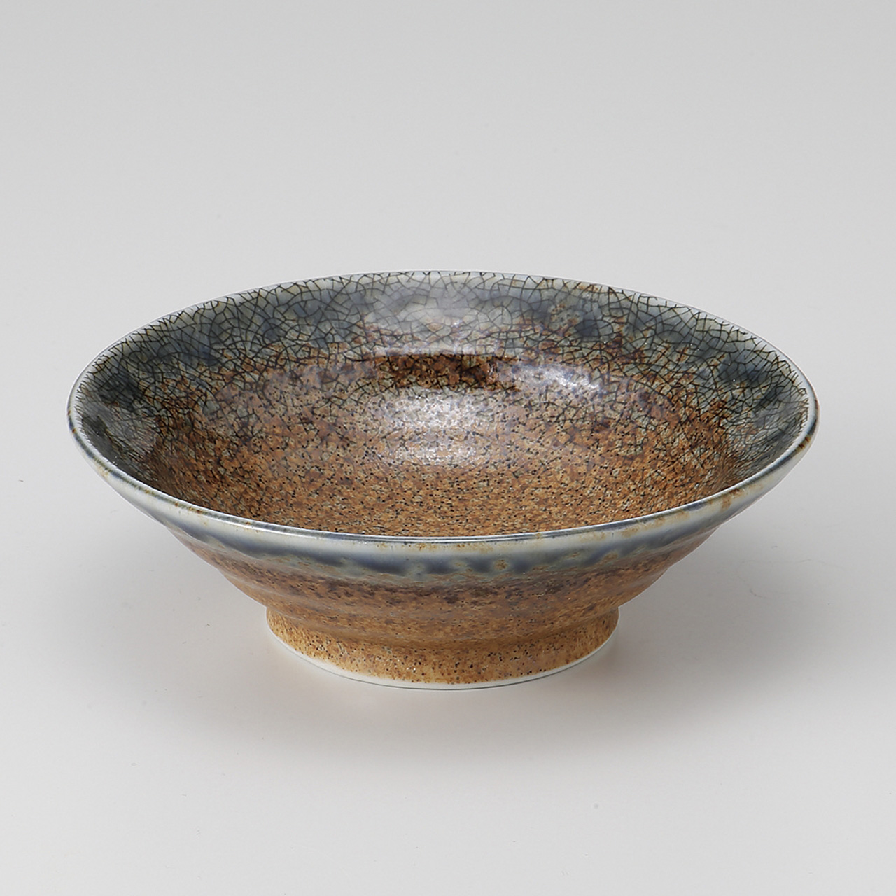 藍流し 4．0反小鉢