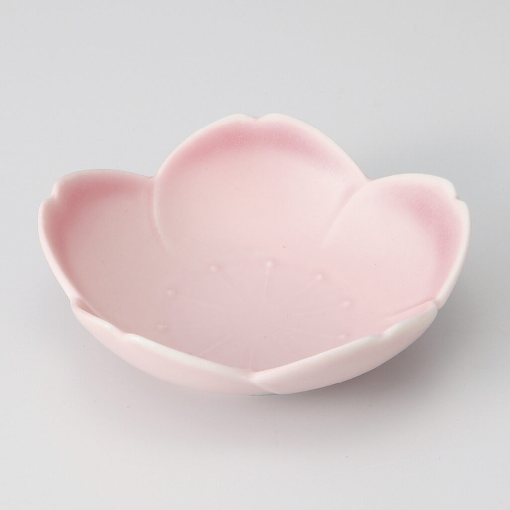 ピンク桜 浅小鉢