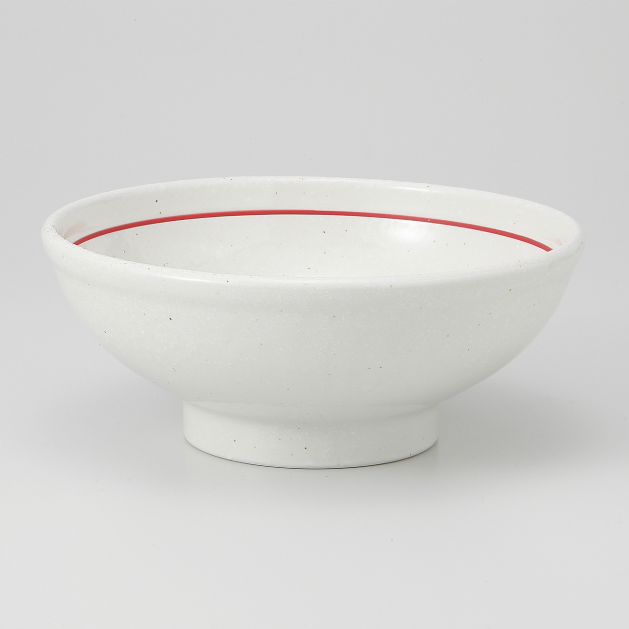 粉引赤ライン 玉渕20ｃｍ丼