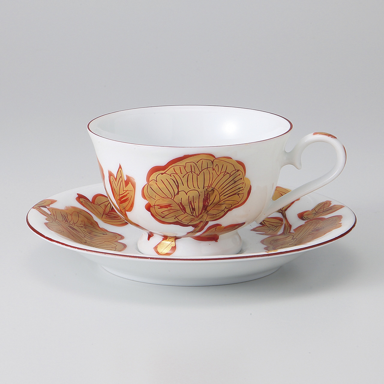 金彩紅牡丹 コーヒーS