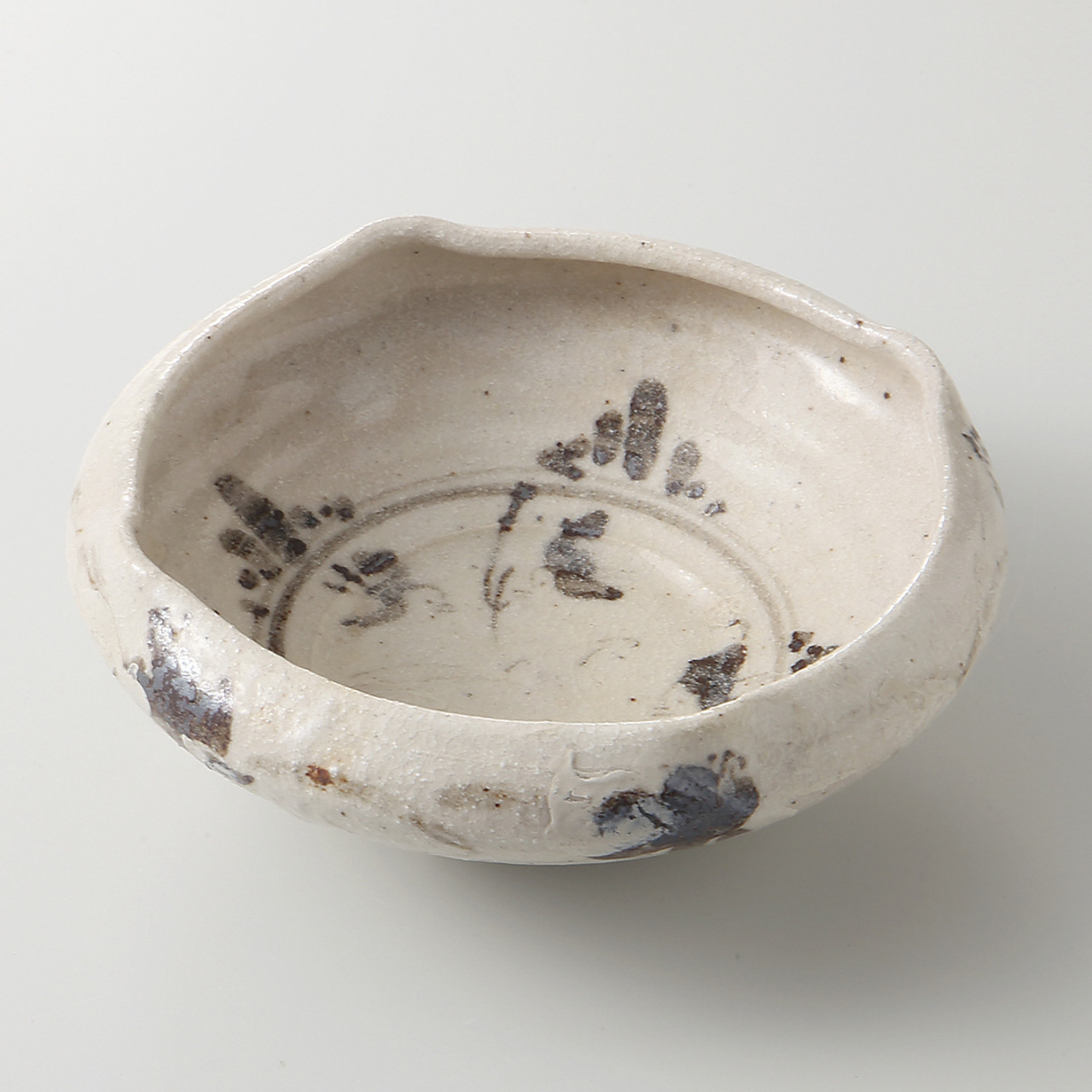 志野千鳥 三足向付