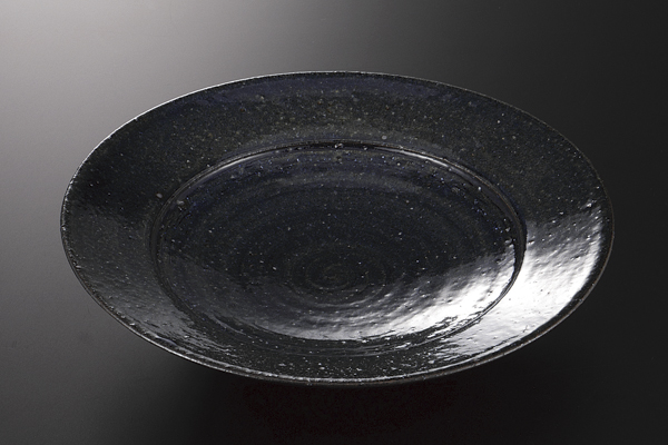 藍染 リム8寸浅鉢