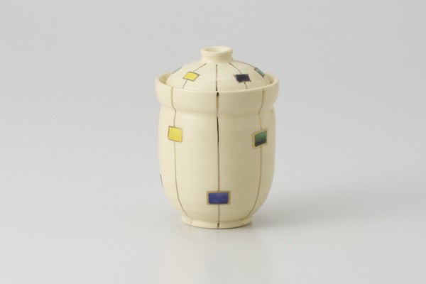 【廃番】仁清角紋十草 小吸物碗