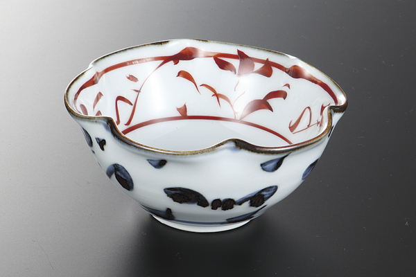 赤草花 輪花小鉢