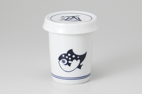 染付フグ(呉須) ヒレ酒