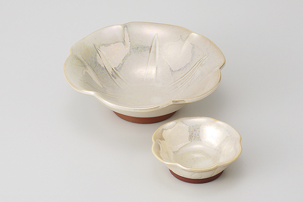 ラスター 輪花向付