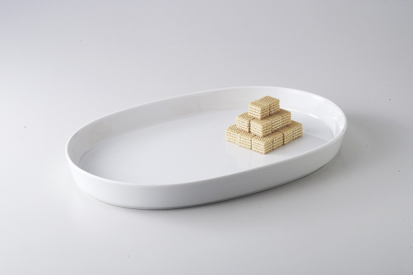 白 15吋オーバルベーキン