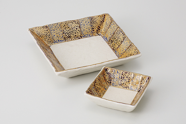 紫金十草 角刺身皿