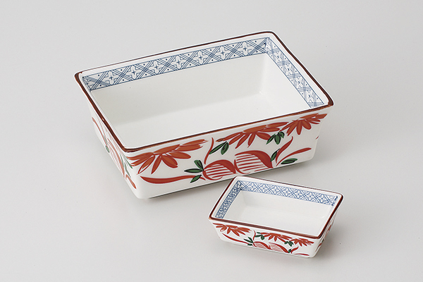 花散らし(中国) 角刺身鉢