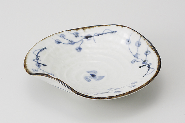 渕錆ゴス唐草 向付