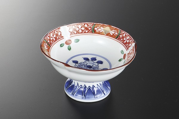 格子赤間取 4.0高台鉢