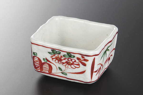 【廃番】白志野万歴 角小鉢