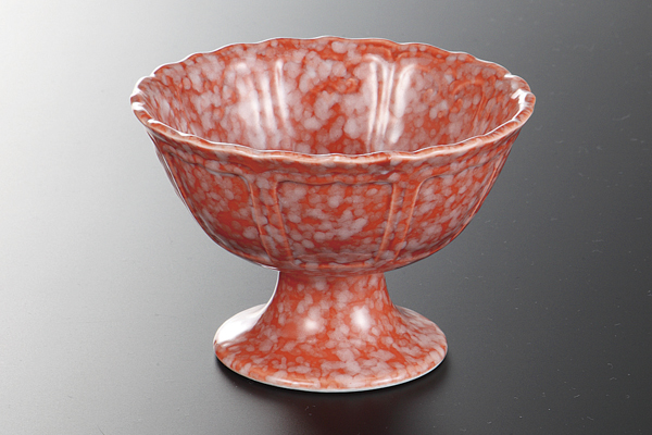 赤楽風 高台3.0鉢