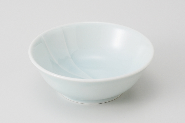 青白瓷つらら 4.0鉢