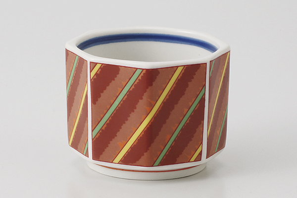 斜十草 八角小付