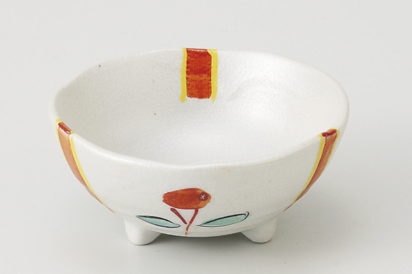 銀巻小花 三ッ足小付