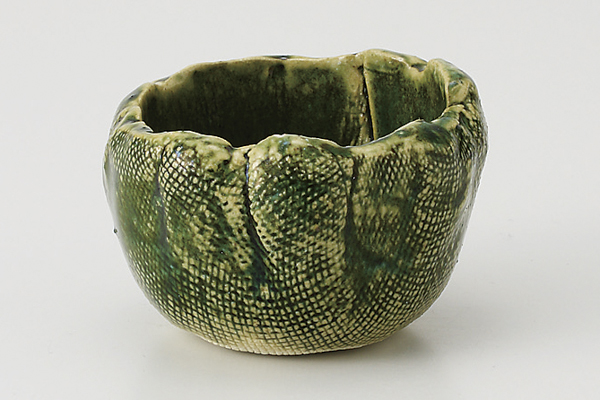 【廃番】織部 手造珍味(大)