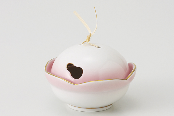 透しピンク 蓋付珍味